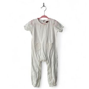 7 For All Mankind Eyelet Romper